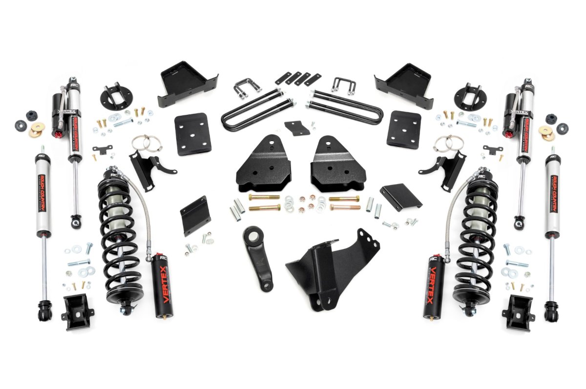 Ford F-250 Super Duty Suspension Lift Kit - Rough Country - 6 Inch Lift, Vertex Coilover - '11-'14